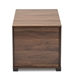 Baxton Studio Skylar Modern and Contemporary Walnut Brown Finished Cat Litter Box Cover House - BSOSECHC150090WI-Columbia-Cat House