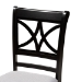 Baxton Studio Clarke Modern and Contemporary Grey Fabric Upholstered and Espresso Brown Finished Wood 5-Piece Dining Set - BSORH329C-Grey/Dark Brown-5PC Dining Set