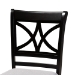 Baxton Studio Chandler Modern and Contemporary Grey Fabric Upholstered and Espresso Brown Finished Wood 2-Piece Counter Height Pub Chair Set - BSORH329P-Grey/Dark Brown-PC