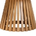bali & pari Caribic Modern Slatted Acacia Wood Coffee Table - BSOCARIBIC-Natural Wooden-CT
