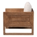 bali & pari Helina Bohemian Bleached Seagrass and Acacia Wood Arm Chair - BSOHelina-Bleached Light Brown-CC