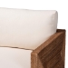 bali & pari Helina Bohemian Bleached Seagrass and Acacia Wood Arm Chair - BSOHelina-Bleached Light Brown-CC