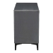 Baxton Studio Etienne Modern Slate Grey Velvet 6-Drawer Dresser - BSOBBT2047 A3-Dark Grey-Dresser