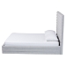 Baxton Studio Cadmus Modern Light Grey Channel-Tufted Fabric King Platform Bed - BSOBBT61237-Light Grey-King