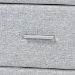 Baxton Studio Cadmus Modern Light Grey Channel-Tufted Fabric 4-Drawer Dresser - BSOBBT2053.11 A1-Light Grey-Dresser