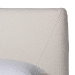 Baxton Studio Vinicio Mid-Century Modern Cream Boucle King Platform Bed - BSOBBT61296-Cream-King