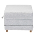 Baxton Studio Sabriel Modern Light Grey Fabric Convertible Sleeper Ottoman - BSOBBT8083-Light Grey-Convertible Ottoman