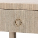 bali & pari Nata Bohemian Woven Natural Grasscloth 1-Drawer Nightstand - BSONata-Natural Woven Grasscloth-NS