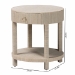 bali & pari Sadia Bohemian Woven Natural Grasscloth 1-Drawer Nightstand - BSOSadia-Natural Woven Grasscloth-NS