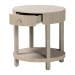 bali & pari Sadia Bohemian Woven Natural Grasscloth 1-Drawer Nightstand - BSOSadia-Natural Woven Grasscloth-NS