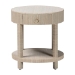 bali & pari Sadia Bohemian Woven Natural Grasscloth 1-Drawer Nightstand - BSOSadia-Natural Woven Grasscloth-NS