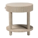 bali & pari Sadia Bohemian Woven Natural Grasscloth 1-Drawer Nightstand - BSOSadia-Natural Woven Grasscloth-NS