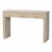 bali & pari Cielo Bohemian Woven Natural Grasscloth 3-Drawer Console Table