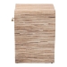 bali & pari Callan Bohemian Woven Natural Grasscloth 1-Drawer Nightstand - BSOCandy-Natural Woven Grasscloth-NS