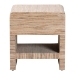 bali & pari Callan Bohemian Woven Natural Grasscloth 1-Drawer Nightstand - BSOCandy-Natural Woven Grasscloth-NS