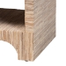 bali & pari Julia Bohemian Woven Natural Grasscloth 1-Drawer Nightstand - BSOJulia-Natural Woven Grasscloth-NS