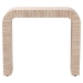 bali & pari Yareli Bohemian Woven Natural Grasscloth Console Table - BSOYareli-Natural Woven Grasscloth-Console Table