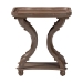 Baxton Studio Yannick French Country Antique Brown Wood End Table - BSOJY24A182-Brown-ET