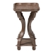 Baxton Studio Yannick French Country Antique Brown Wood End Table - BSOJY24A182-Brown-ET