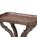 Baxton Studio Yannick French Country Antique Brown Wood End Table - BSOJY24A182-Brown-ET