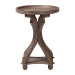 Baxton Studio Westlyn French Country Antique Brown Wood End Table - BSOJY24A183-Brown-ET