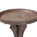 Baxton Studio Westlyn French Country Antique Brown Wood End Table - BSOJY24A183-Brown-ET