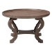 Baxton Studio Madrona French Country Antique Brown Wood Coffee Table - BSOJY24A184-Brown-CT