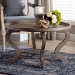 Baxton Studio Madrona French Country Antique Brown Wood Coffee Table - BSOJY24A184-Brown-CT