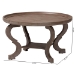Baxton Studio Madrona French Country Antique Brown Wood Coffee Table - BSOJY24A184-Brown-CT