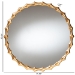 Baxton Studio Everette Antique Goldleaf Bamboo-Border Accent Wall Mirror - BSORXW-10948-Wall Mirror