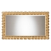 Baxton Studio Vadim Antique Gold Wood Accent Mirror with Seashell Border - BSORXW-10950-Wall Mirror