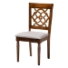 Baxton Studio Valerie Modern Grey and Walnut Brown Wood 5-Piece Dining Set - BSOFerne-Grey/Walnut-5PC Dining Set