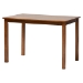 Baxton Studio Renaud Modern Grey and Walnut Brown Wood 5-Piece Dining Set - BSOFelicia-Grey/Walnut-5PC Dining Set