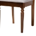 Baxton Studio Renaud Modern Grey and Walnut Brown Wood 5-Piece Dining Set - BSOFelicia-Grey/Walnut-5PC Dining Set