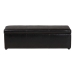 Baxton Studio Dennehy Dark Brown Modern Ottoman - BSOY-168-Promote-dark brown