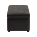Baxton Studio Dennehy Dark Brown Modern Ottoman - BSOY-168-Promote-dark brown