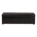Baxton Studio Dennehy Dark Brown Modern Ottoman - BSOY-168-Promote-dark brown