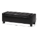 Baxton Studio Manchester Ottoman-Brown - BSOY-172-dark brown-OTTO