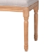 Baxton Studio Clairette Wood Traditional French Bench - BSOTSF-9303-Beige-OTTO