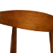 Baxton Studio Flora Mid-Century Modern Light Grey Fabric and "Oak" Medium Brown Finishing Wood Dining Chair - BSOFlora-Medium Oak-DC