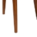 Baxton Studio Flora Mid-Century Modern Light Grey Fabric and "Oak" Medium Brown Finishing Wood Dining Chair - BSOFlora-Medium Oak-DC