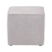 Baxton Studio Corinne Modern and Contemporary Light Grey Fabric Upholstered Ottoman - BSO1709-Light Gray