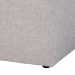 Baxton Studio Corinne Modern and Contemporary Light Grey Fabric Upholstered Ottoman - BSO1709-Light Gray