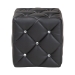 Baxton Studio Stacey Modern and Contemporary Black Faux Leather Upholstered Ottoman - BSO1710-Black