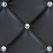 Baxton Studio Stacey Modern and Contemporary Black Faux Leather Upholstered Ottoman - BSO1710-Black