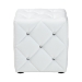 Baxton Studio Stacey Modern and Contemporary White Faux Leather Upholstered Ottoman - BSO1710-White