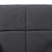 Baxton Studio Theresa Mid-Century Modern Dark Grey Fabric Upholstered and Walnut Brown Finished Wood Living Room Accent Chair (Set of 2) - BSOBBT5390-Dark Grey/Walnut-CC