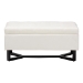 Baxton Studio Esther Modern and Contemporary Beige Velvet Fabric Upholstered and Dark Brown Finished Wood Storage Ottoman - BSOWS-20716-Beige/Espresso-Otto