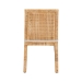 bali & pari Sofia Modern and Contemporary Natural Finished Wood and Rattan Dining Chair - BSOSofia-Natural-DC
