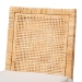 bali & pari Sofia Modern and Contemporary Natural Finished Wood and Rattan Dining Chair - BSOSofia-Natural-DC